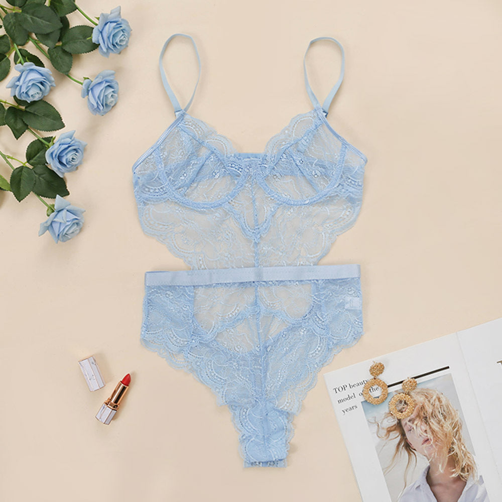 Lace Lingerie Slim-fit Corset  One-piece