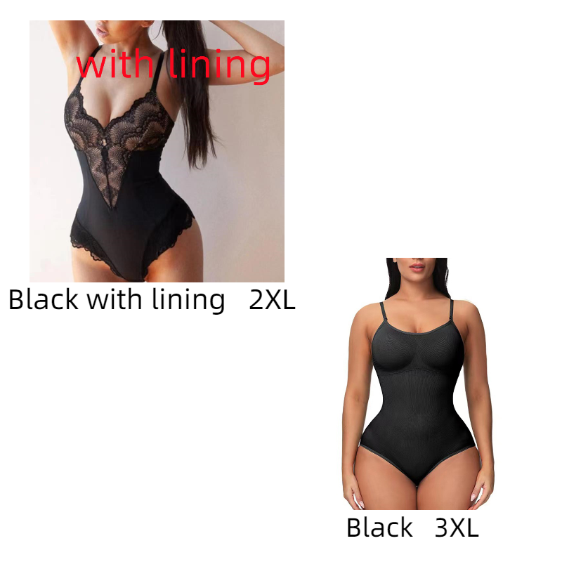 Lace Stitching  Bodysuit