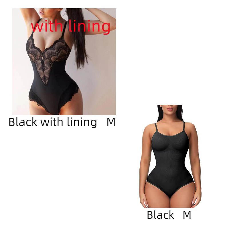 Lace Stitching  Bodysuit