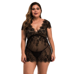 Full size  lingerie full lace teddy